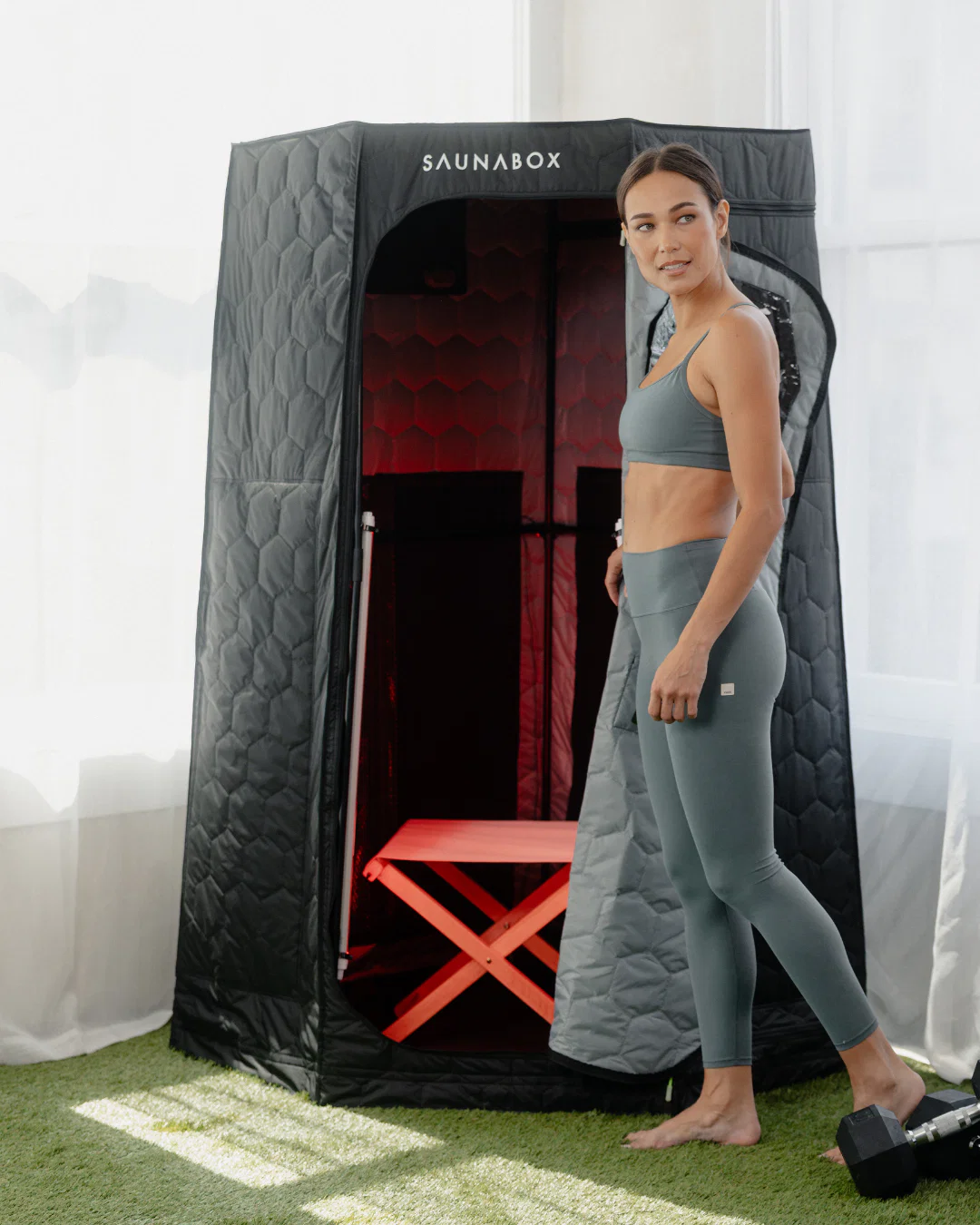 SaunaBox® Pulse PRO: Infrared Sauna with Red-light Therapy - Image 10