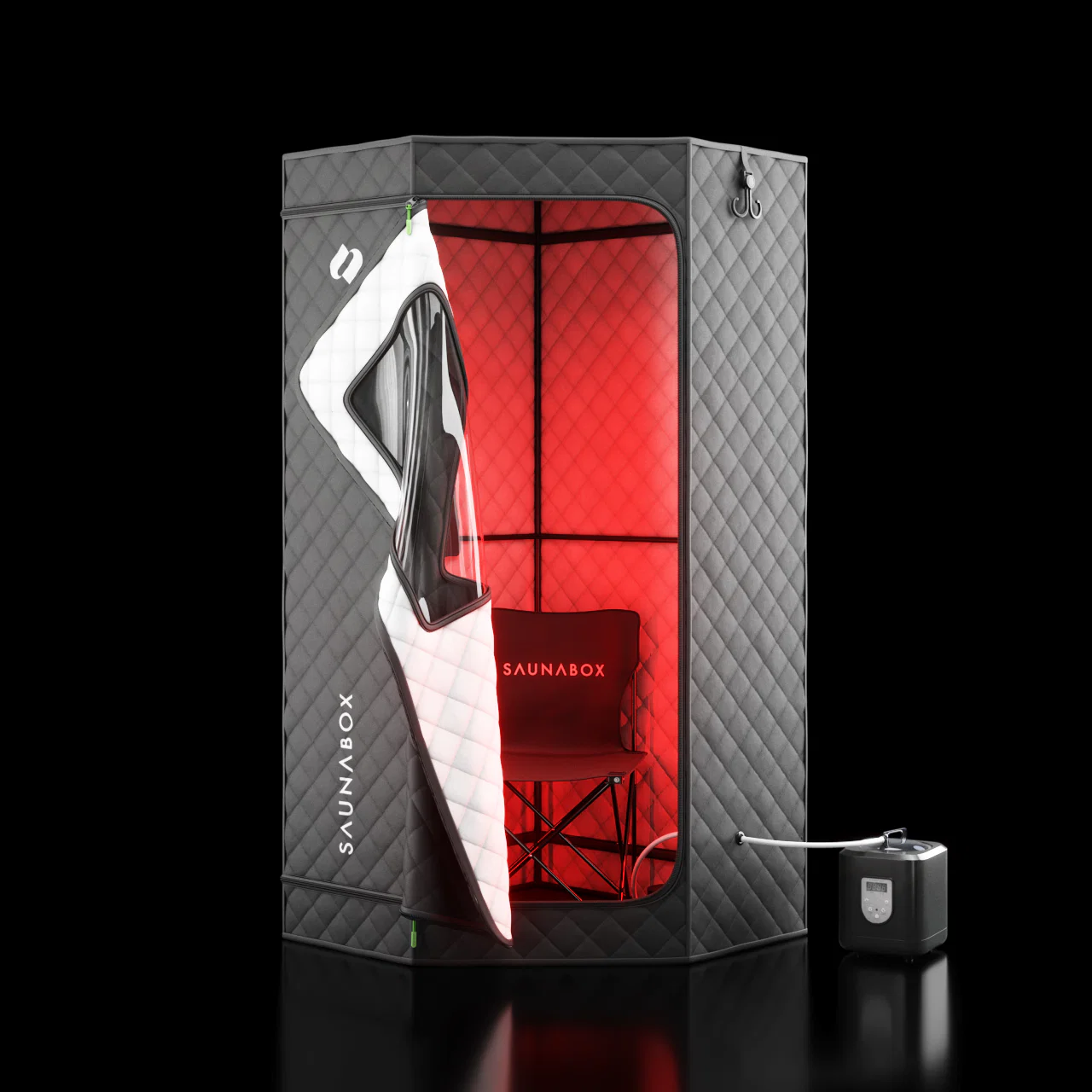 SaunaBox® SmartSteam Pro With Red-Light Therapy - Image 11