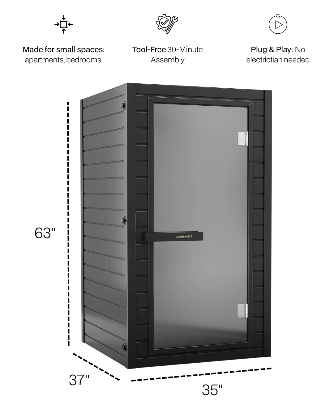 SaunaBox® Solara: Full Spectrum Infrared Sauna - Image 3