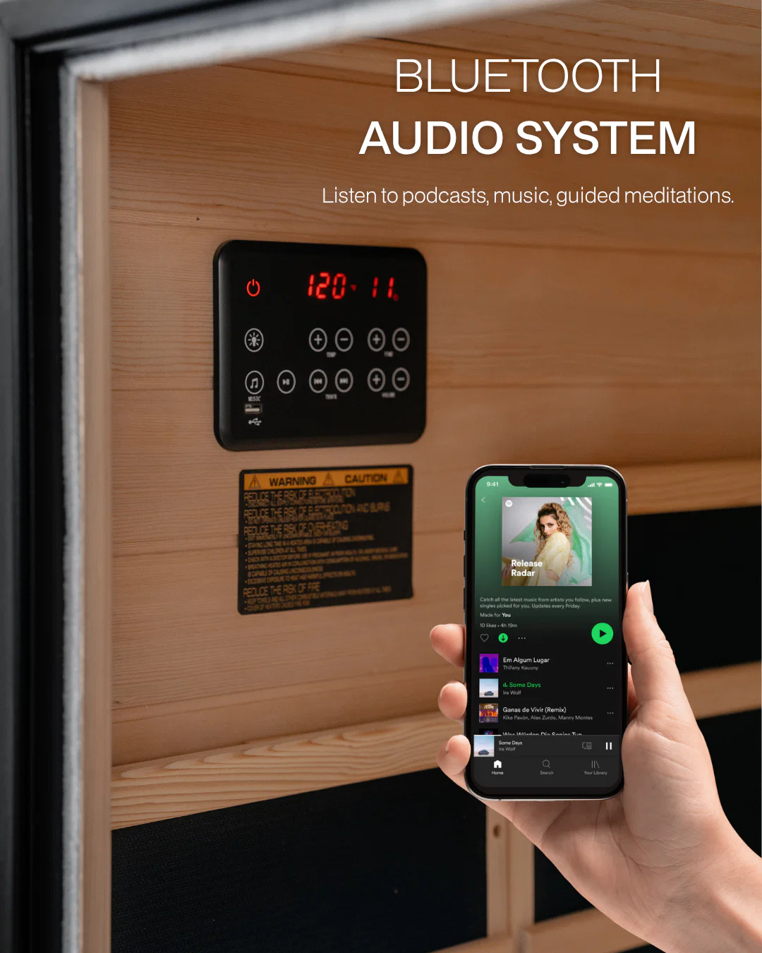 SaunaBox® Solara: Full Spectrum Infrared Sauna - Image 9