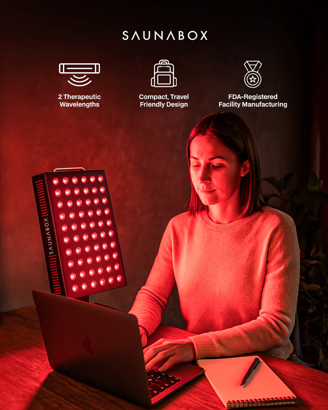 The Nova: Desktop Red Light Panel with Near Infrared - Image 3
